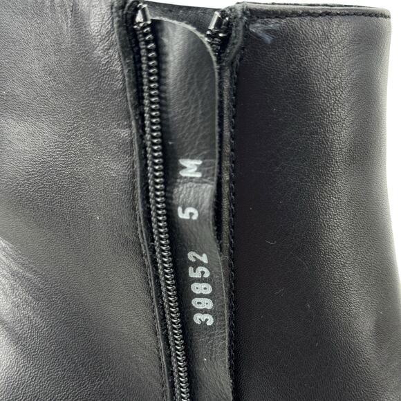 La Canadienne Tahlia Black Boots 5 Women’s Minimalist Office Kitten Heel Classic - Picture 11 of 12